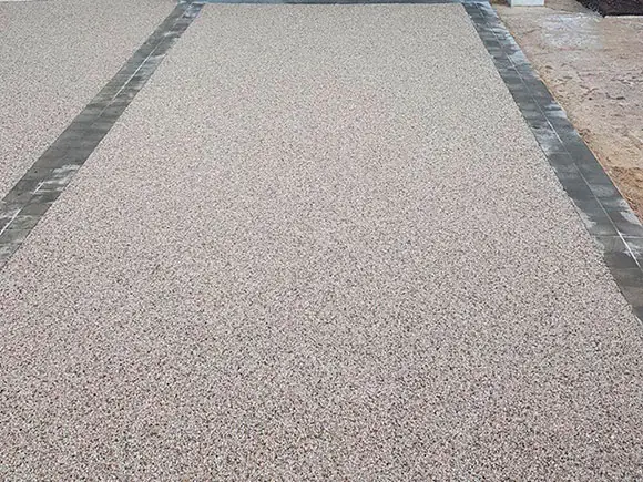 Yorkstone entrance paving from the project gallery
